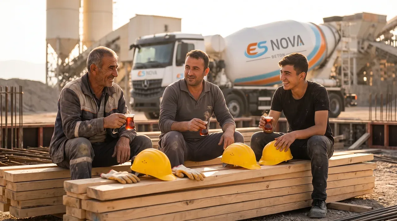 Esnova Beton Şantiye ve Saha Ekibi