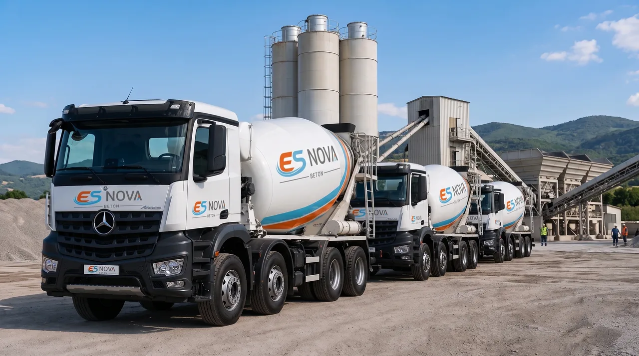 Mercedes-Benz Arocs 8x4 Kamyon Mikser Filosu (20 Adet)